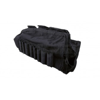 BLACK STOCK SHELL POUCH