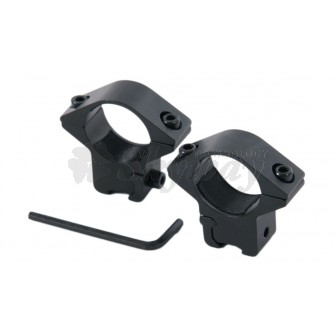 LOW RINGS 10-12MM FOR 1 SCOPE