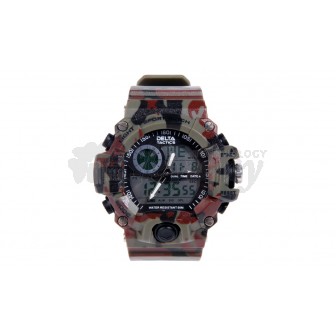 ANALOG AND DIGITAL TACTICAL WATCH CAMO DELTA TACTICS