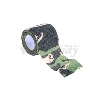 DELTA TACTICS SELF-CLINGING CAMO TAPE WOODLAND