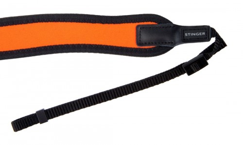 ORANGE NEOPRENE BINOCULAR CARRIER