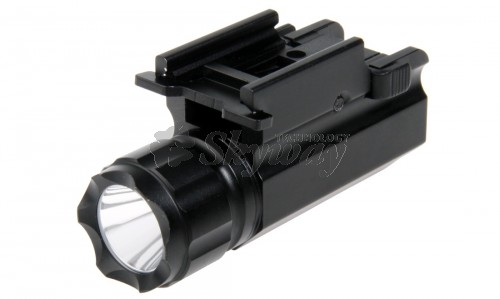 DELTA TACTICS PICATINNY RAIL FLASHLIGHT