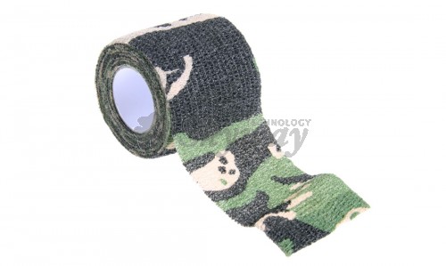 DELTA TACTICS SELF-CLINGING CAMO TAPE WOODLAND