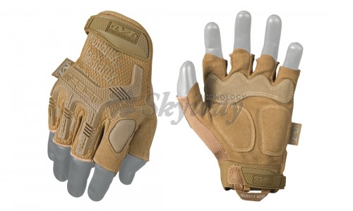 MECHANIX M-PACT FINGERLESS COYOTE GLOVES