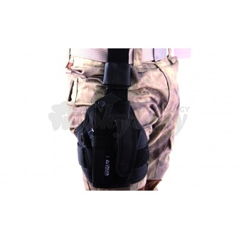 HOLSTER DE CUISSE UNIVERSAL COMPAC COULEUR NOIR DELTA TACTICS