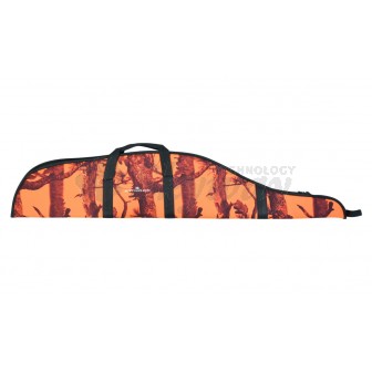 HOUSSE REMBOURRÉE CARABINE 125 CM CAMOUFLAGE ORANGE SÉCURITÉ STINGER