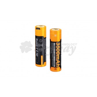 BATTERIE RECHARGEABLE MINI USB 18650 3.6V 3500 MAH FENIX