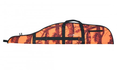 HOUSSE REMBOURRÉE CARABINE 125 CM CAMOUFLAGE ORANGE SÉCURITÉ STINGER