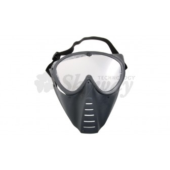 MASCARA PANTALLA POLICARBONATO NEGRA