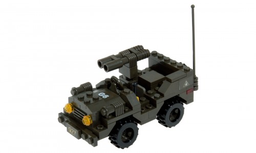 COCHE DE COMBATE 102 PCS SLUBAN