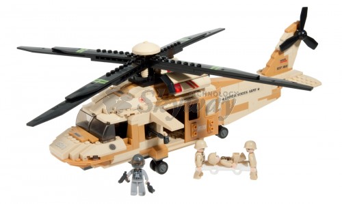 HELICOPTERO BLACK HAWK 439 PCS SLUBAN