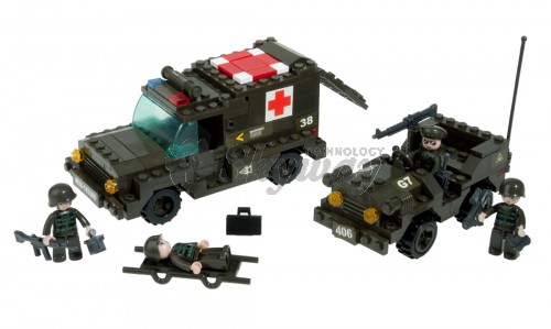 AMBULANCIA Y ESCOLTA 229 PCS SLUBAN